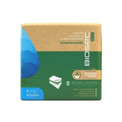 Tapete Higiênico Biodegradável Biosec Eco 60X55Cm - 7 Unidades Para Cachorros