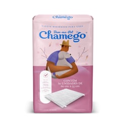 Tapete Higiênico Cães Chamego 60X55 - 30 Unidades