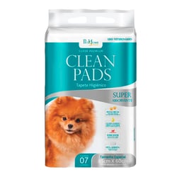 Tapete Higiênico Clean Pads - 7 Unidades