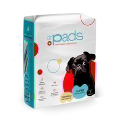 Tapete Higiênico Dr. Pads Slim Para Cães 60X60 - 7 Unidades