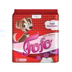 Tapete Higiênico Fofo Pads 60X55Cm - 50 Unidades