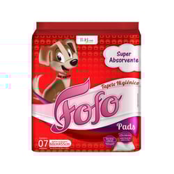Tapete Higiênico Fofo Pads 60X55Cm - 7 Unidades