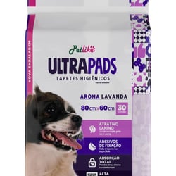 Tapete Higiênico Pet Like Ultra Pads Lavanda Para Cães - 30 Unidades