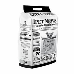 Tapete Higiênico Pet News 60X60Cm Para Cães - 30 Unidades