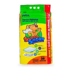 Tapete Higiênico Petix Super Secão Para Cães - 38 Unidades