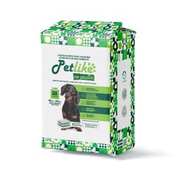 Tapete Higiênico Petlike No Plastic Para Cães 75X60 - 28 Unidades