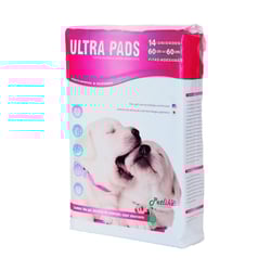 Tapete Higiênico Petlike Ultra Pads - 14 Unidades