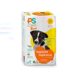 Tapete Higiênico Ps Care Basic Para Cães Filhotes - 30 Unidades