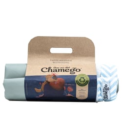 Tapete Higiênico Reutilizável Chamego Azul 70X50Cm - 1 Unidade
