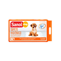 Tapete Higiênico Sanol Dog 60X80 - 30 Unidades