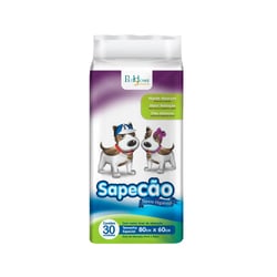 Tapete Higiênico São Francisco Sapecão Para Cachorros - 30 Unidades