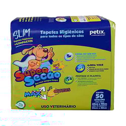 Tapete Higiênico Super Secao Max Citrus - 50 Unidades