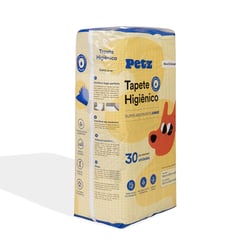 Tapete Higiênico Superabsorvente Petz Para Cães - 30 Unidades