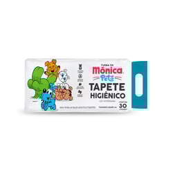 Tapete Higiênico Turma Da Mônica Pets Para Cachorros - 30 Unidades