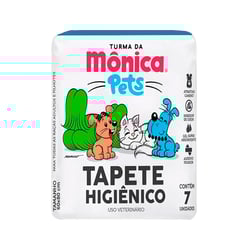 Tapete Higiênico Turma Da Mônica Pets Para Cães - 1 Unidade - 7 Unidades