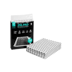 Tapete Higiênico Zee.Dog Zee.Pad Preto Para Cães - 1 Unidade - 5 Unidades