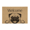 Tapete Vinil Welcome Pug Kapazi - Único