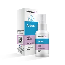 Terapia Homeopática Artrose Homeopet Para Cães E Gatos - 30Ml