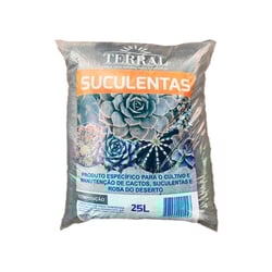 Terra Para Suculentas Terral 25L Para Jardim