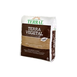 Terra Vegetal Terral 25Kg Para Jardins
