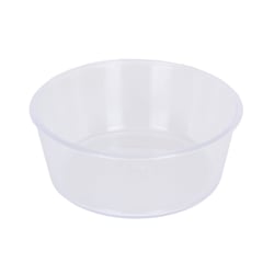 Tigela Redonda Cristal Jel Plast Para Pássaros - 1 Unidade - Tamanho M