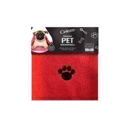 Toalha Celeste Pet Microfibra Para Cães E Gatos - 1 Unidade