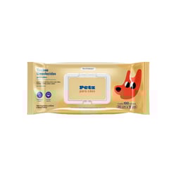 Toalhas Umedecidas Petz Para Cães E Gatos - Higiene E Limpeza - 100 Unidades