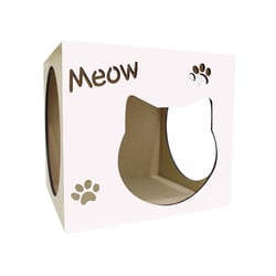 Toca De Parede Meow Hello Pet Para Gatos - Branca