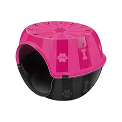 Toca Furacão Pet Paris Rosa Para Gatos - 1 Unidade