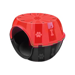 Toca Furacão Pet Paris Vermelho - 1 Unidade