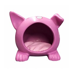 Toca Ideal Rosa Para Cães E Gatos - Pequena - 1 Unidade