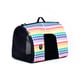 Transporte Bolsa I Love Pet Pied De Poule Arco-Íris Para Cães E Gatos - 1 Unidade - Tamanho P - Tamanho P