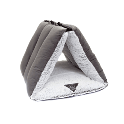 Túnel Bichinho Chic Cinza M Para Cachorros