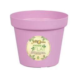 Vaso All Garden Flat Redondo Rosa - Tamanho 3