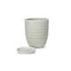 Vaso Antique Branco Vasart Relevo 30Cm Para Jardim - 30 Centímetros - 30 Centímetros