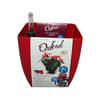 Vaso Autoirrigável Okla Oxford Vermelho 3L Para Jardim