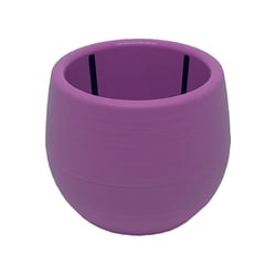 Vaso Baby Ball Flat Lilás Para Jardim