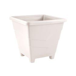 Vaso Branco Desli Milão 13Cm Para Jardim - 13 Centímetros