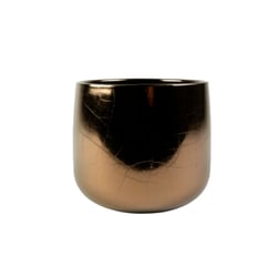 Vaso Bretagne Ouro 15 X 13 Cm - 1 Unidade