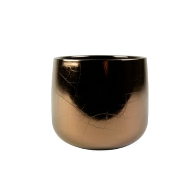 Vaso Bretagne Ouro 15 X 13 Cm - 1 Unidade