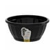 Vaso Cachepot Uninjet Preto - Tamanho 28 Com Prato - Tamanho 28