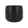 Vaso Cerâmica Bretagne Preto Fosco 15Cm - Ts Brasil Para Jardim