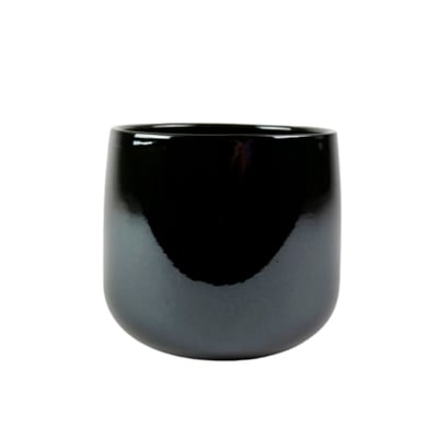 Vaso Cerâmica Bretagne Ts Brasil Chumbo 15X13Cm Para Jardim