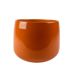 Vaso Cerâmica Bretagne Ts Brasil Cognac 15X13Cm - 1 Unidade