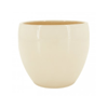 Vaso Cerâmica Lorance Marfim 15Cm Para Jardim
