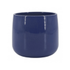 Vaso Cerâmica Ts Brasil Azul 15Cm Bretagne Para Jardim