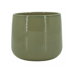 Vaso Cerâmica Ts Brasil Menta 15Cm Para Jardim