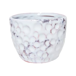 Vaso Cerâmico Atlanta Branco - Tamanho G