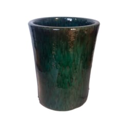 Vaso Cilindro Liso Verde Esmeralda Tupã Nº 02 - 1 Unidade