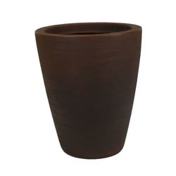 Vaso Cone Para Ambiente Interno Ferrugem 24 Cm - 1 Unidade